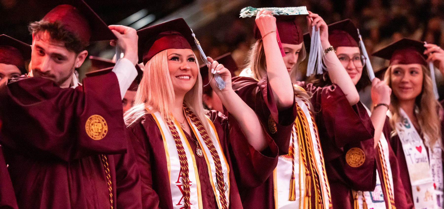 Loyola School of Education Graduates Celebrate commencement with cap and gown Loyola School of Education Graduates Celebrate commencement with cap and gown
